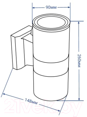 Бра уличное Feron DH0702 / 06295