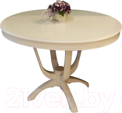 Обеденный стол ТехКомПро Камелия О (дуб/тон 1) - фото