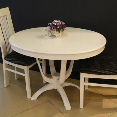 Обеденный стол ТехКомПро Камелия О (дуб/тон 1)