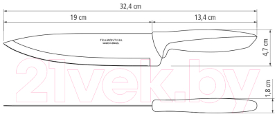 Нож Tramontina Plenus 23426108
