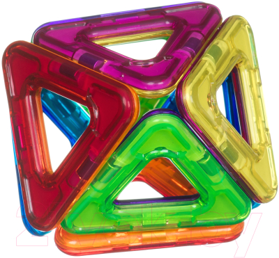 Конструктор магнитный Bondibon Магнитоформы 8 деталей / ВВ4399