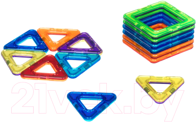 Конструктор магнитный Bondibon Магнитоформы 14 деталей / ВВ4401