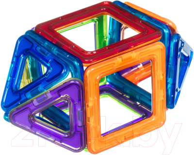 Конструктор магнитный Bondibon Магнитоформы 14 деталей / ВВ4401