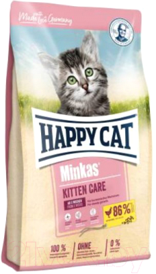 Сухой корм для кошек Happy Cat Minkas Kitten Care Geflugel / 70407 - фото