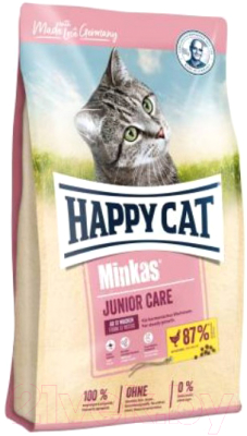 Сухой корм для кошек Happy Cat Minkas Junior Care Geflugel / 70373 (10кг) - фото