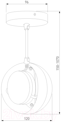 Потолочный светильник Elektrostandard DLN050 GX53