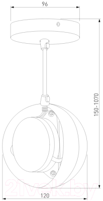 Потолочный светильник Elektrostandard DLN050 GX53 (белый/хром)