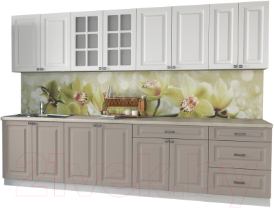 Кухонный гарнитур Интерлиния Мила Деко 3.0 Б - фото
