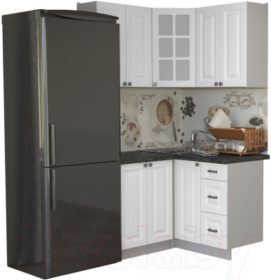 Кухонный гарнитур Интерлиния Мила Деко 1.2x1.2 - фото