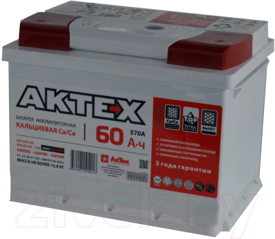 Автомобильный аккумулятор АкТех Classic 6СТ-60 Евро / ATC60ЗR