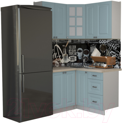 Кухонный гарнитур Интерлиния Мила Деко 1.2x1.3 - фото