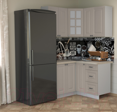 Кухонный гарнитур Интерлиния Мила Деко 1.2x1.3