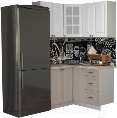 Кухонный гарнитур Интерлиния Мила Деко 1.2x1.3 - фото