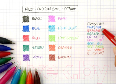 Ручка гелевая Pilot FriXion Ball / BL-FR-7 (B)