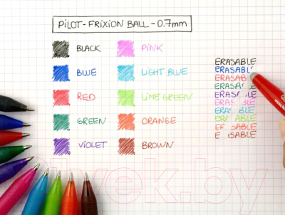 Ручка гелевая Pilot FriXion Ball / BL-FR-7 (R)