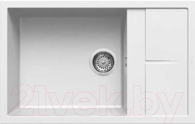 Мойка кухонная Elleci Unico 310 White K96 / LKU31096 - фото