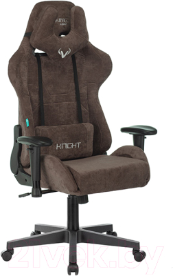 Кресло геймерское Бюрократ Zombie Viking Knight LT10 Fabric (коричневый) - фото
