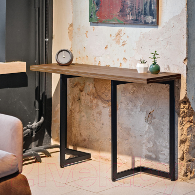 Обеденный стол Millwood Арлен 3 147x38-76x76 (дуб табачный Craft/металл черный)