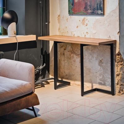 Обеденный стол Millwood Арлен 3 147x38-76x76 (дуб табачный Craft/металл черный)