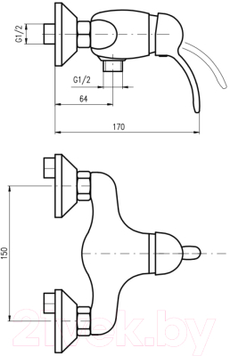 Смеситель Slezak RAV Labe L581.5SM