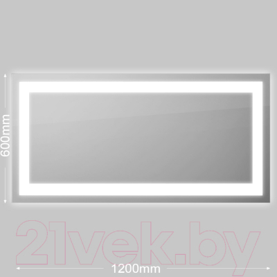 Зеркало Алмаз-Люкс ЗП-44 (60x120)