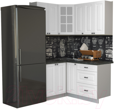 Кухонный гарнитур Интерлиния Мила Деко 1.2x1.5 - фото