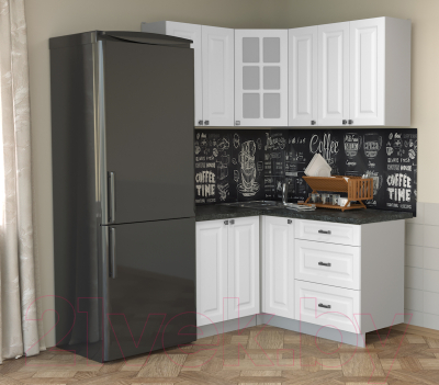 Кухонный гарнитур Интерлиния Мила Деко 1.2x1.5