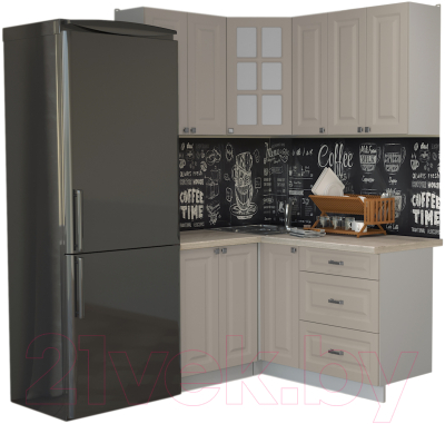 Кухонный гарнитур Интерлиния Мила Деко 1.2x1.5 - фото