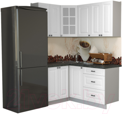Кухонный гарнитур Интерлиния Мила Деко 1.2x1.6 - фото