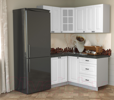 Кухонный гарнитур Интерлиния Мила Деко 1.2x1.6