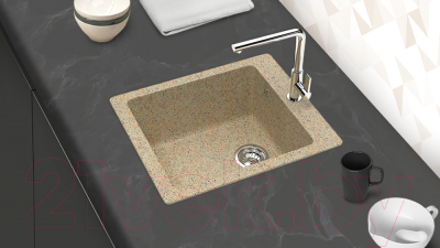 Мойка кухонная Berge BR-4200 (песочный)