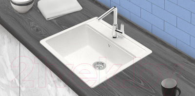 Мойка кухонная Berge BR-5750 (белый)