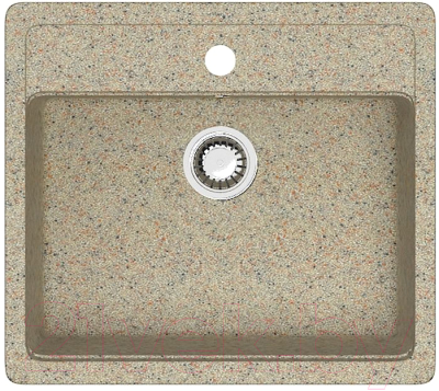 Мойка кухонная Berge BR-5750 (песочный) - фото