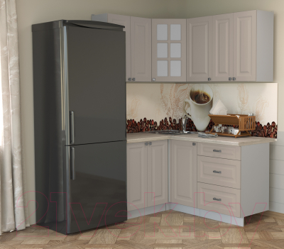 Кухонный гарнитур Интерлиния Мила Деко 1.2x1.6