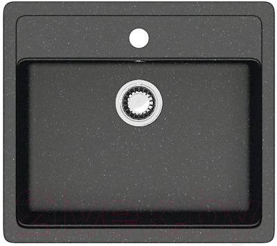 Мойка кухонная Berge BR-5750 (черный) - фото