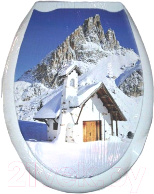 Сиденье для унитаза Europlast Домик в горах 104-406-00 - фото