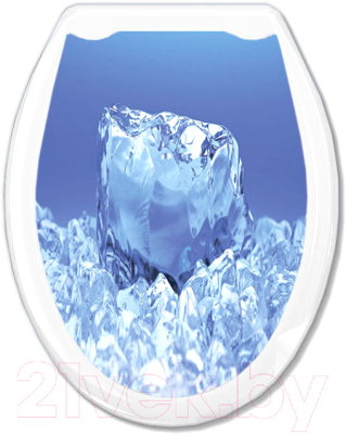 Сиденье для унитаза Еврокомфорт Кристалл 104-406-00 - фото
