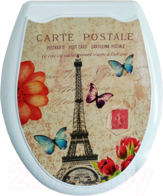 Сиденье для унитаза Europlast Париж 104-406-00 - фото