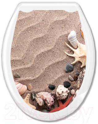 Сиденье для унитаза Еврокомфорт Песок 104-406-00 - фото