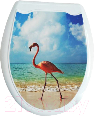 Сиденье для унитаза Europlast Фламинго 104-406-00 - фото