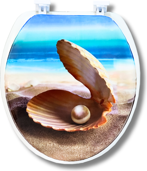 Сиденье для унитаза Еврокомфорт Океан. Жемчужина 103-311-01В26 - фото