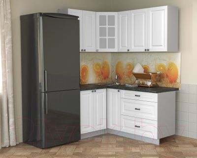 Кухонный гарнитур Интерлиния Мила Деко 1.2x1.7