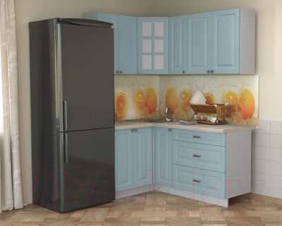 Кухонный гарнитур Интерлиния Мила Деко 1.2x1.7