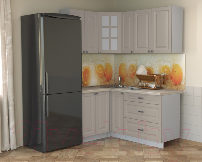 Кухонный гарнитур Интерлиния Мила Деко 1.2x1.7