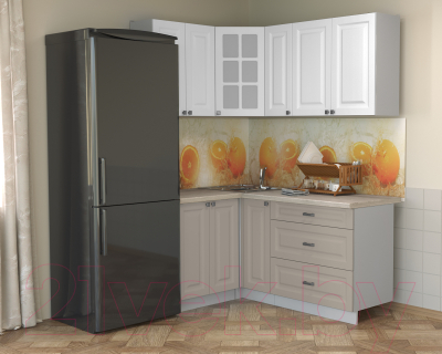 Кухонный гарнитур Интерлиния Мила Деко 1.2x1.7