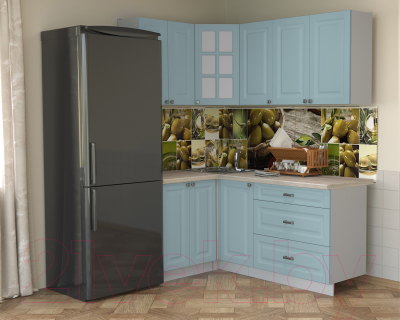 Кухонный гарнитур Интерлиния Мила Деко 1.2x1.8