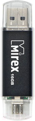 Usb flash накопитель Mirex DCF Smart Black 16GB (13600-DCFBLS16) - фото