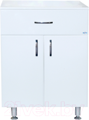 Тумба для ванной Misty Люси 60 / Э-Люс07060-011Бк - фото