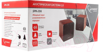 Мультимедиа акустика Gembird SPK-206
