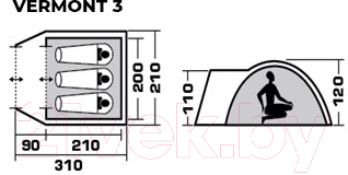 Палатка Jungle Camp Vermont 3 / 70825